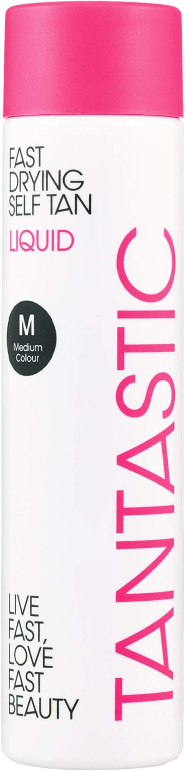 TANTASTIC Instant Fake Tan Liquid - Non Self Tan Smell, Fast Dry & Easy Use - 100% Vegan Natural Formula Containing Glycerine - Body & Face Tan Application (150ml Medium Tanning Liquid)