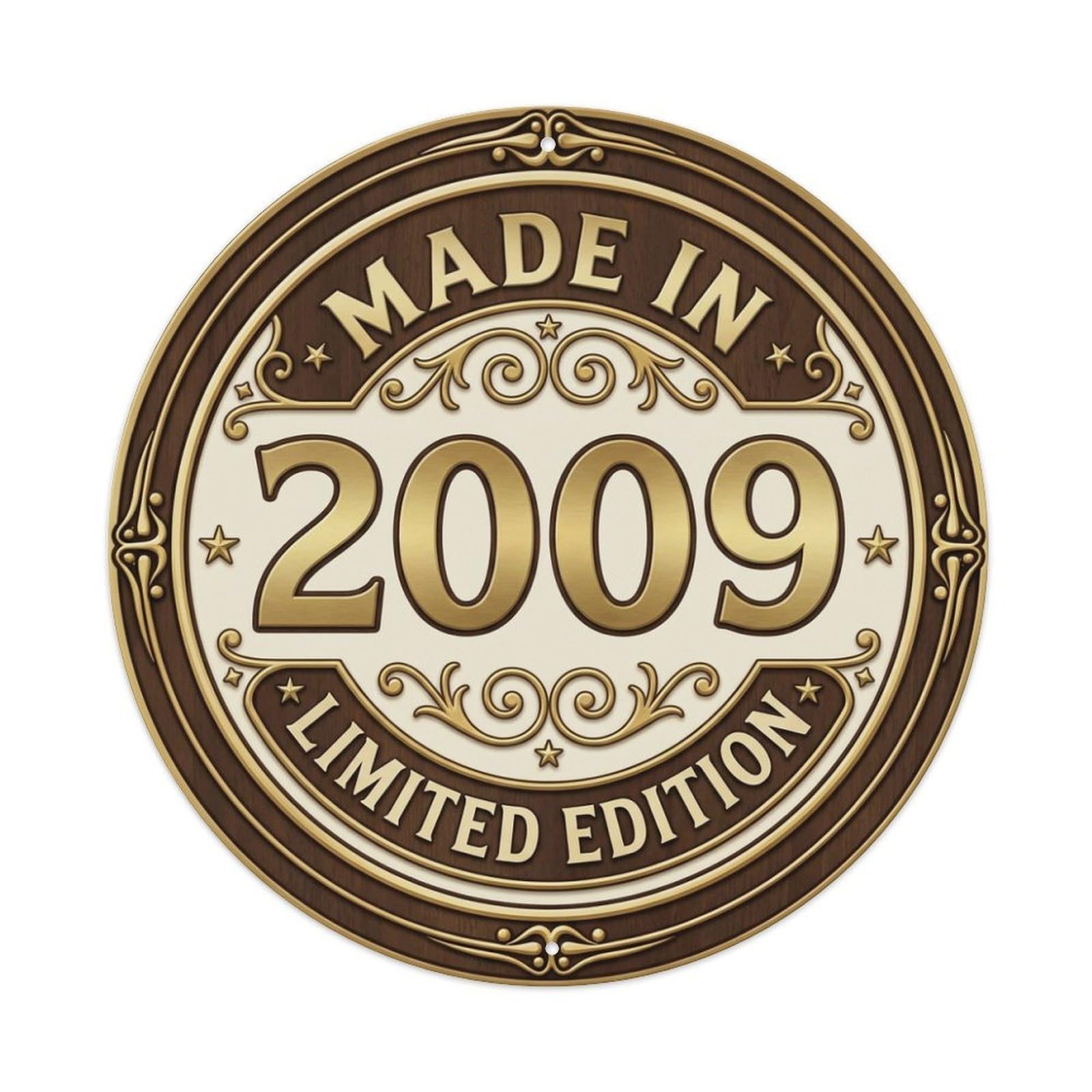 Made In 2009 Limited Edition Metal Tin Sign