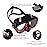 Snorkel Diving Mask Panoramic HD Swim Mask, Anti-Fog Scuba Diving Goggles,Tempered Glass Dive Mask Adult Youth Swim Goggles with Nose Cover for Diving, Snorkeling, Swimming (Z-Red)