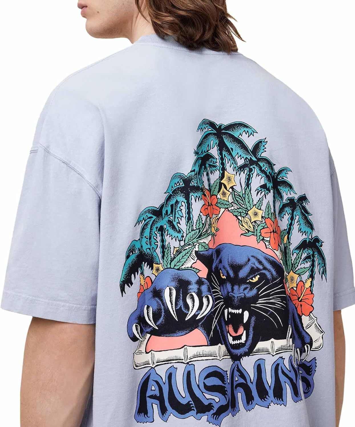 Allsaints Mens Pounce Ss Crew - Image 2