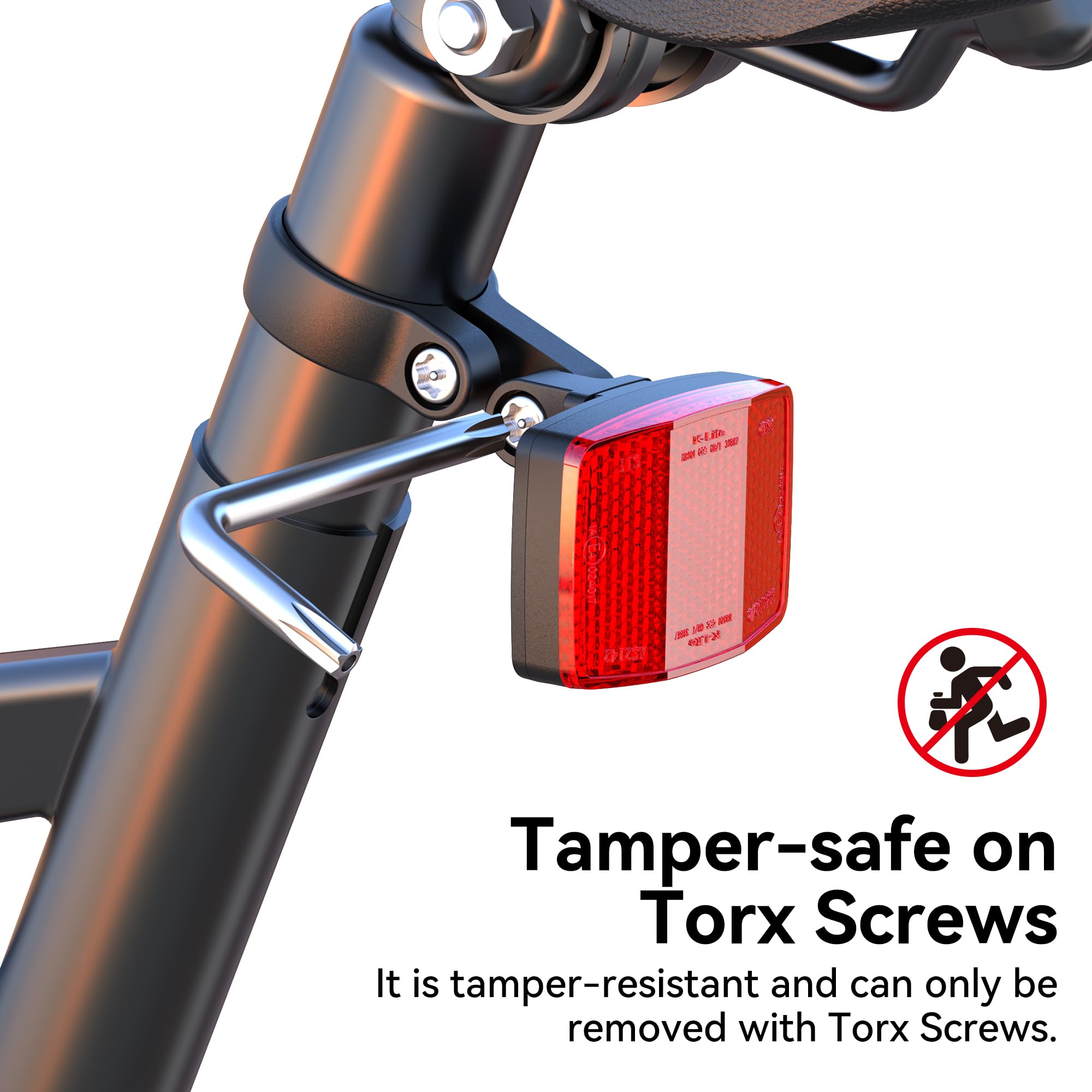 Support Pour AirTag Vélo - Cache Invisible Sous Selle | ABS étanche | Antivol GPS