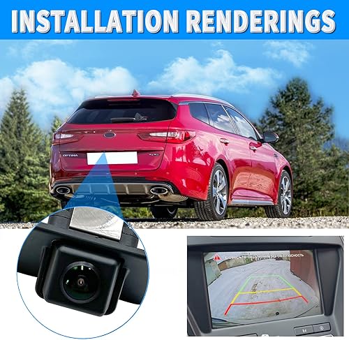 Miniatura 4 de Cámara de retrovisión trasera compatible con Kia Optima 2011-2013 sustituye a 95760-2T001 95760-2T101