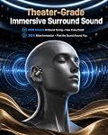 AI Ecouteurs de traduction en temps réel, 141+ Languages/3-in-1 Ecouteurs sans fil Traducteur, sans abonnement, 35H Temps de jeu, Bluetooth 6.0 écouteurs ouvert pour les voyages, les affaires, les réunions & Apprentissage
