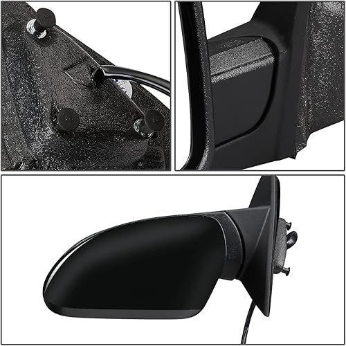 Miniatura 5 de DNA Motoring OEM-MR-CH1320413 Espejo retrovisor de puerta lateral izquierdo con señal de giro y vidrio asférico compatible con Grand Cherokee