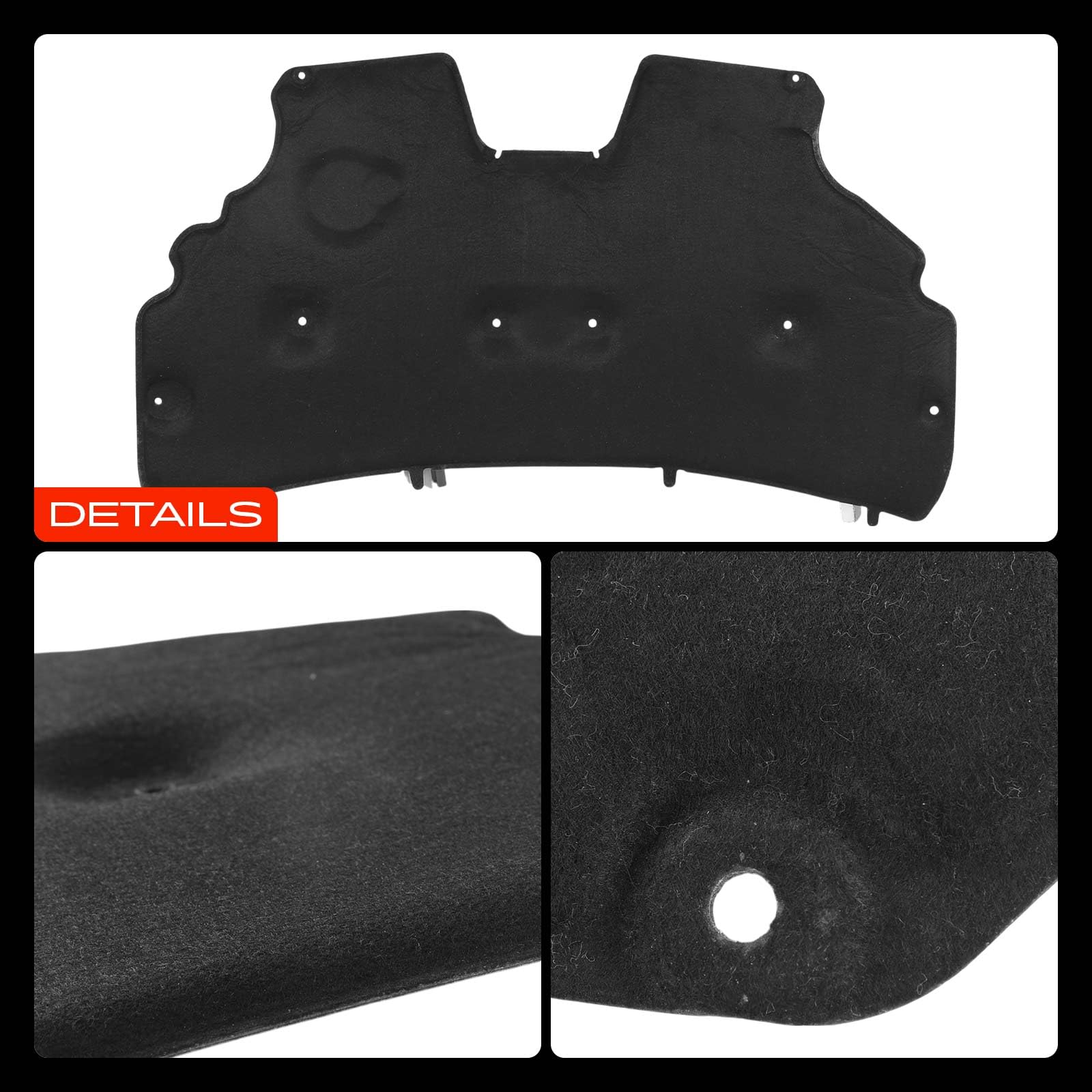 Frankberg Isolamento acustico del vano motore 1562666 1522829 | 8A61A16746AE; Compatibile con: Fiesta VI Van, Fiesta VI CB1 CCN