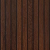 Vista 8 de LACHEERY Panel de Pared de Listones de Madera Negra de 160 X 24 Pulgadas Papel Tapiz Despegar y Pegar Panel de Madera 3D Papel Tapiz Despegar