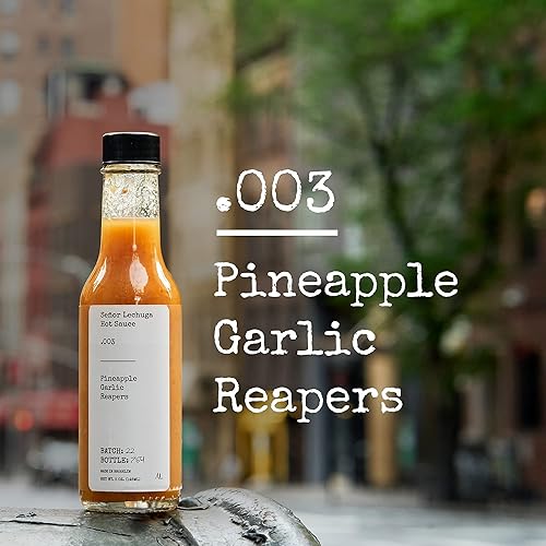 Miniatura 4 de Señor Lechuga Salsa picante - Salsa picante hecha de pimientos Carolina Reaper y pimienta habanero - La colección