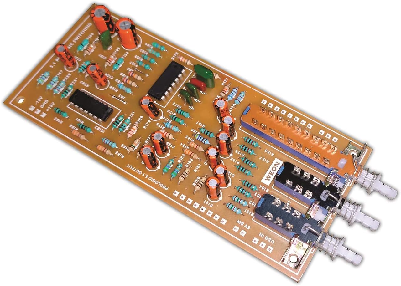 WEON 5.1 Prologic Decoder Switching Selector with Automatic USB on/Off Function, (Stereo inputs Converted in to 5.1 Sound)