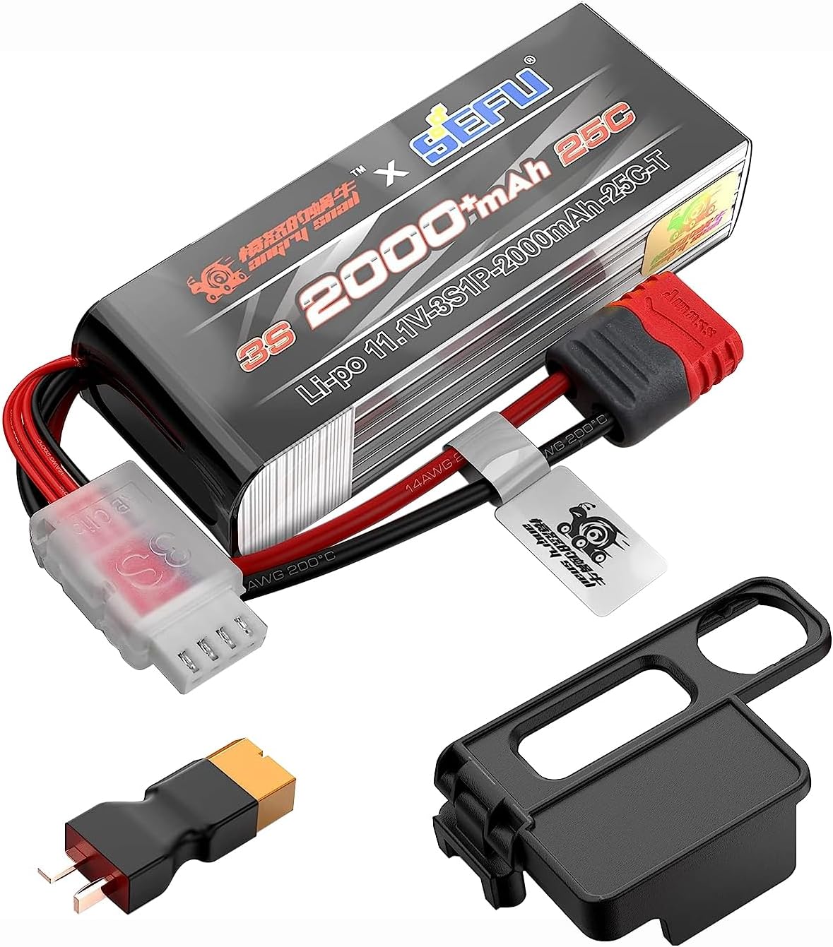sea jump 3S 11.1V 25C 2000mah Battery with T Plug for MJX H16E H16P H16PL H16BM H16DR H16GT 14301 JC16EP M161 RC Remote Control Car Upgrade Battery