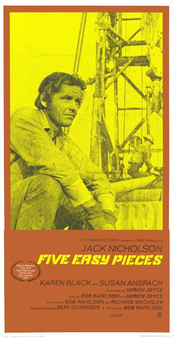Five Easy Pieces Poster Movie C 11 x 17 In