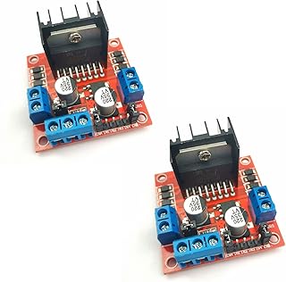 FainWan 2Packs L298N Motor Drive Controller Board Module Dual H Bridge DC Stepper for Ar-duino