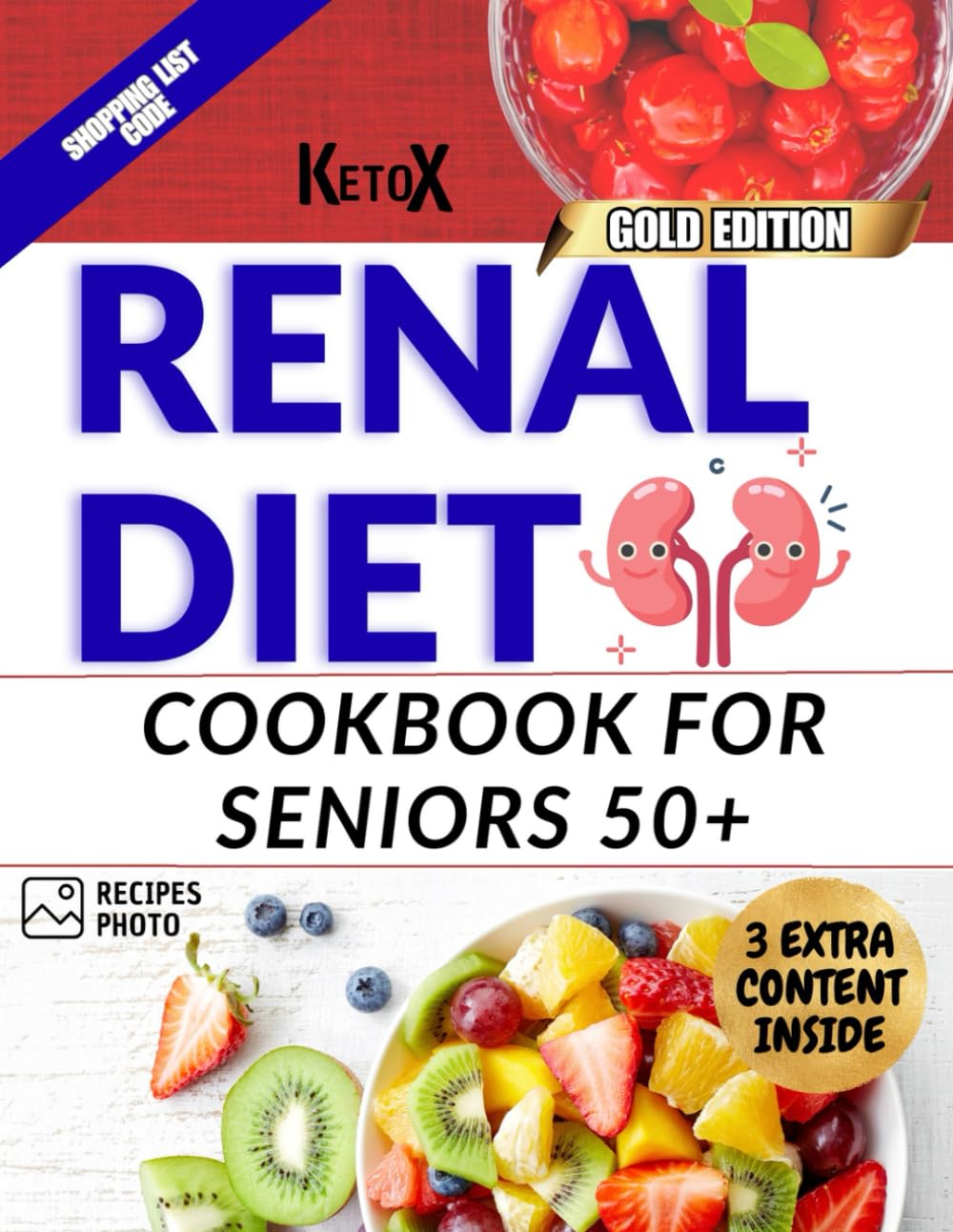 RENAL DIET COOKBOOK FOR SENIORS 50+ 2000+ days of delicious: Simple Kidney-Friendly Meals for Seniors with CKD:Easy Low-Sodium and Low-Potassium Recipes to Support Kidney Health after 50 daily meals