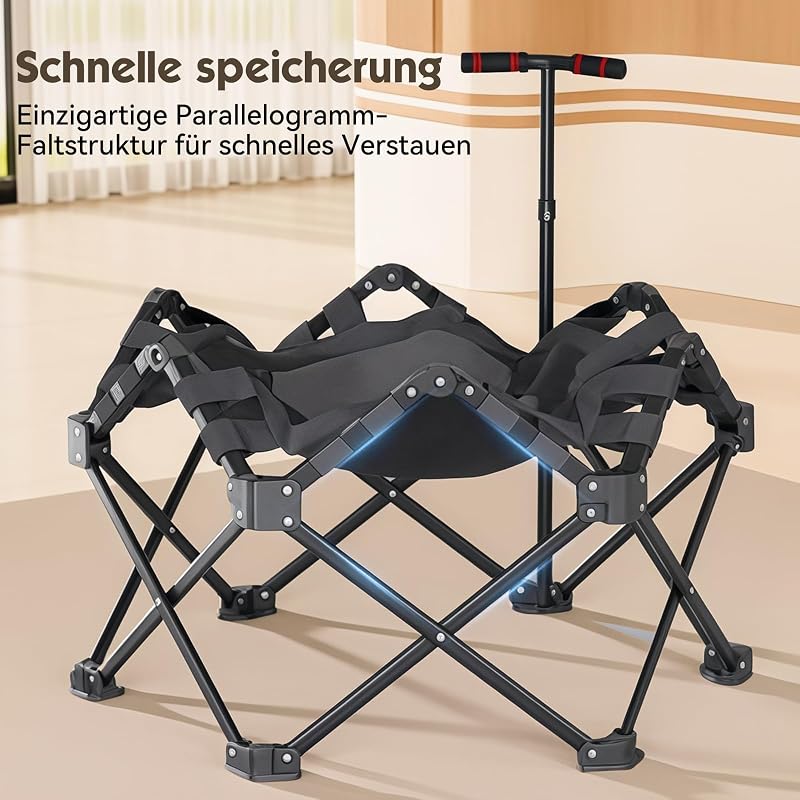 RevFit összecsukható fitness trambulin 106cm állítható fogantyúval 600kg terhelhetőség