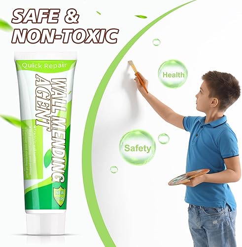 Miniatura 6 de Kit de reparación de yeso WDSHCR, kit de parche de reparación de pared con spackle de 2 piezas, agente de reparación de pared rápido y solución