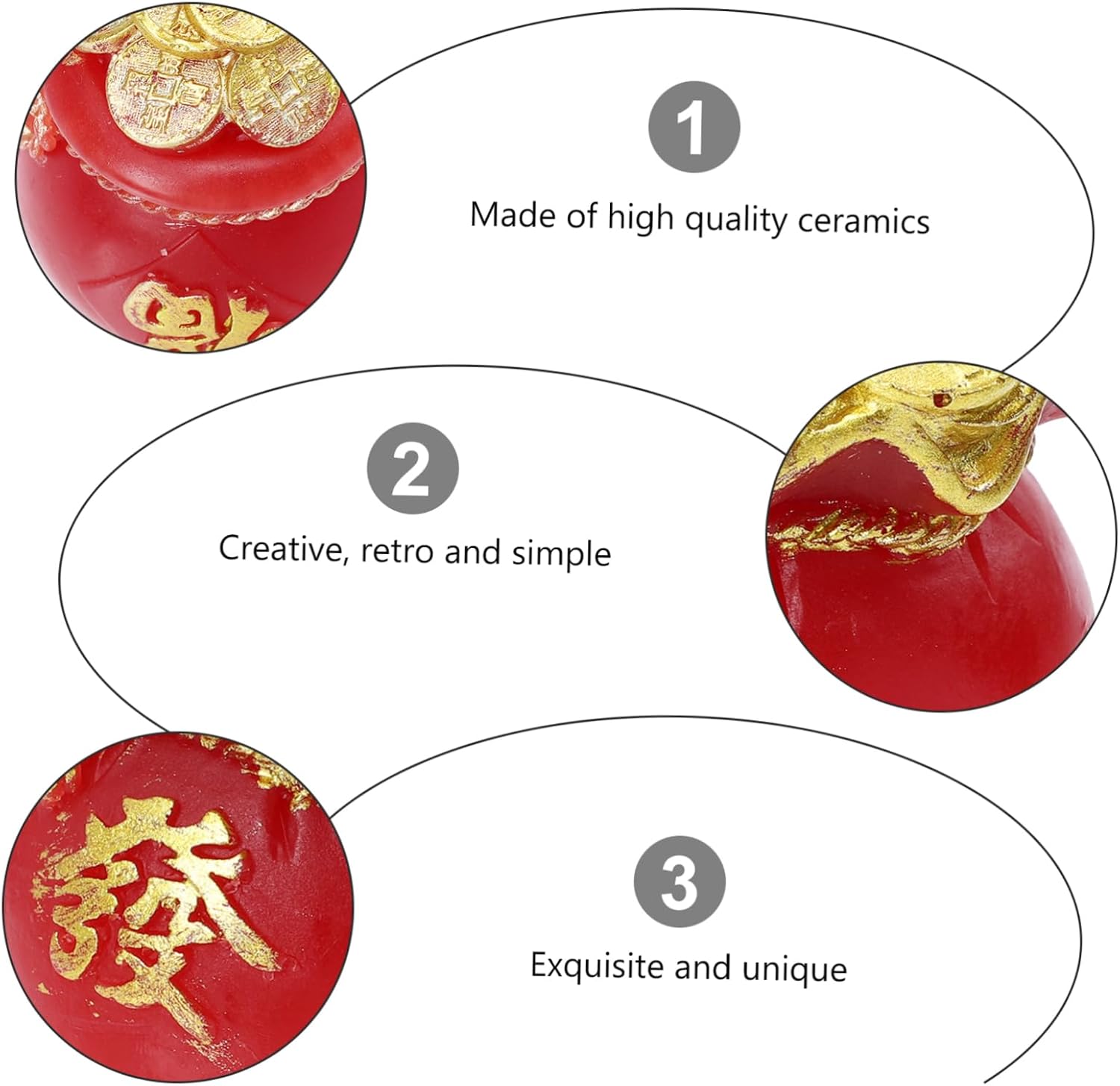 Blessing Candle Soybean Wax Decorative Party Decor Red