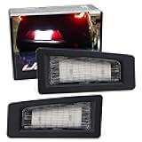 OEM-Fit 3W Full LED License Plate Light Kit Compatible With 2014-2018 Mazda3, 2016-up Mazda CX-3, Powered by 18-SMD Xenon White LED
