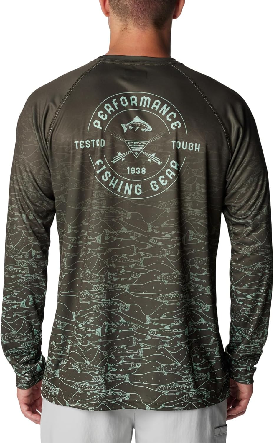 Columbia Men's Super Terminal Tackle PFG Fresh Fade Long Sleeve