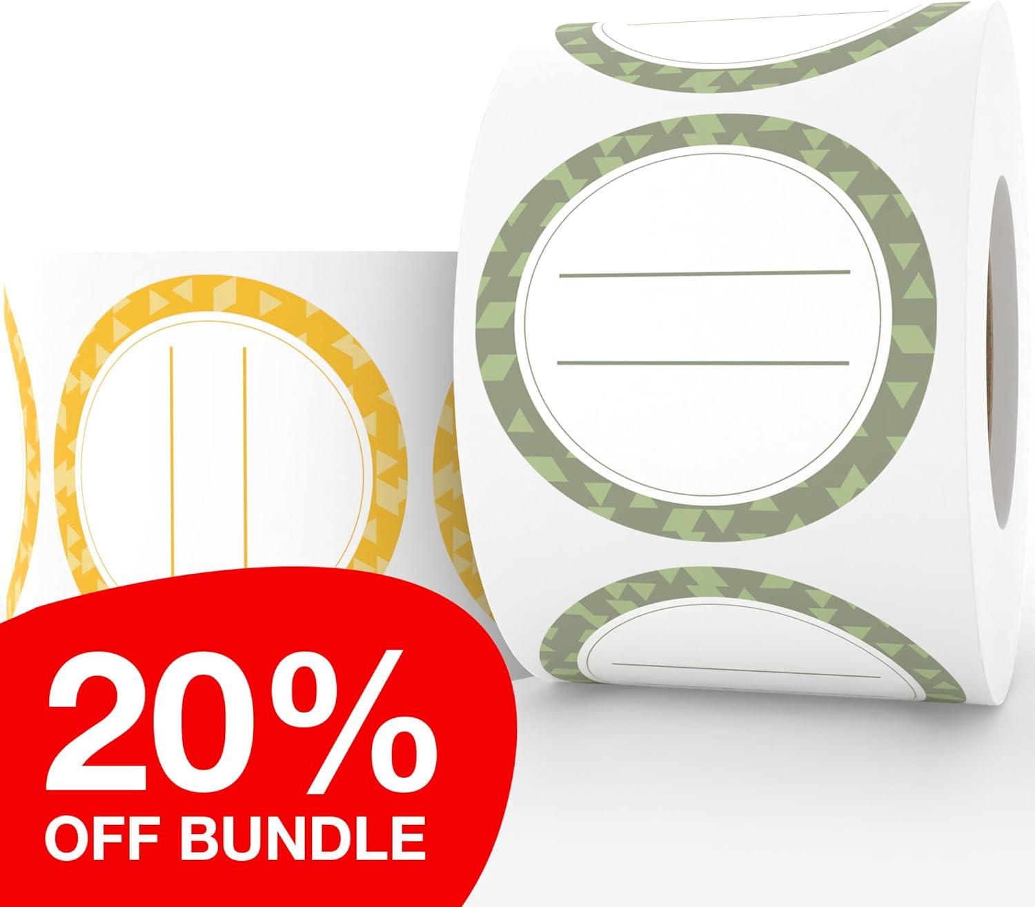 MESS Dissolvable Canning Labels for Jars – 400 Dissolvable Mason Jar Labels - Dissolvable Food Labels for Containers - Jam Homemade Canning Jar Labels Stickers - Removable Mason Jar Labels 2"