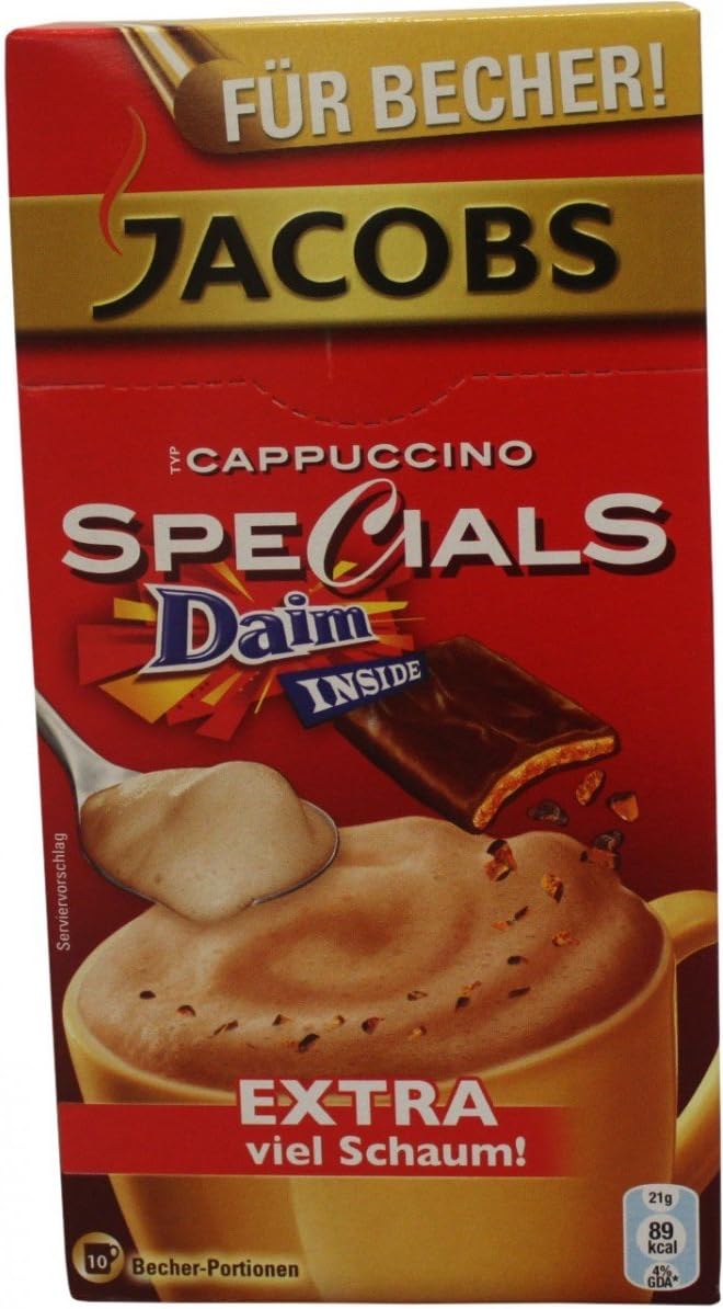 Jacobs Cappuccino Specials Daim 10 x 21g