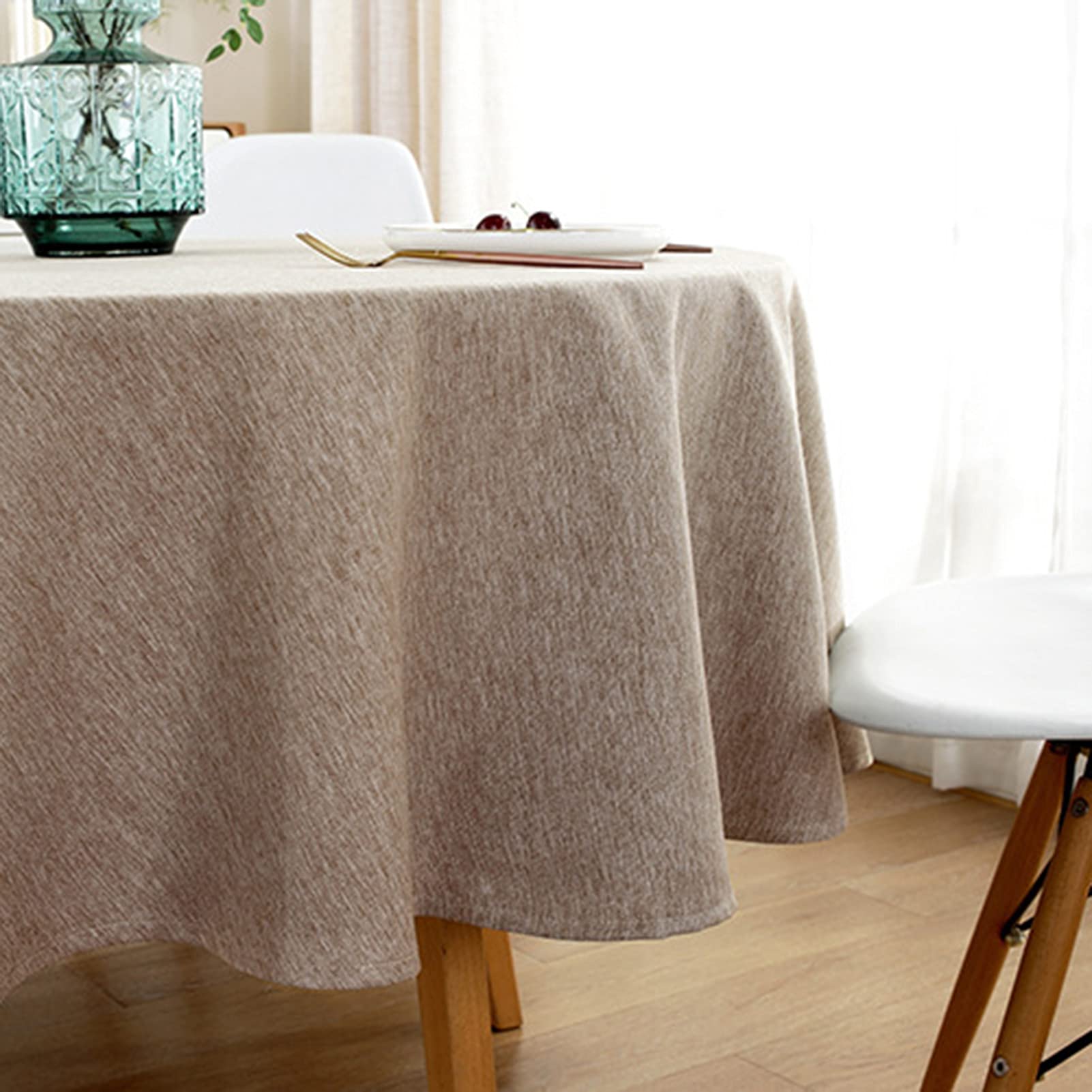 Nappe Ronde - A612 - 150 Cm - Polyester Infroissable - Lavable - Résistante à L'eau