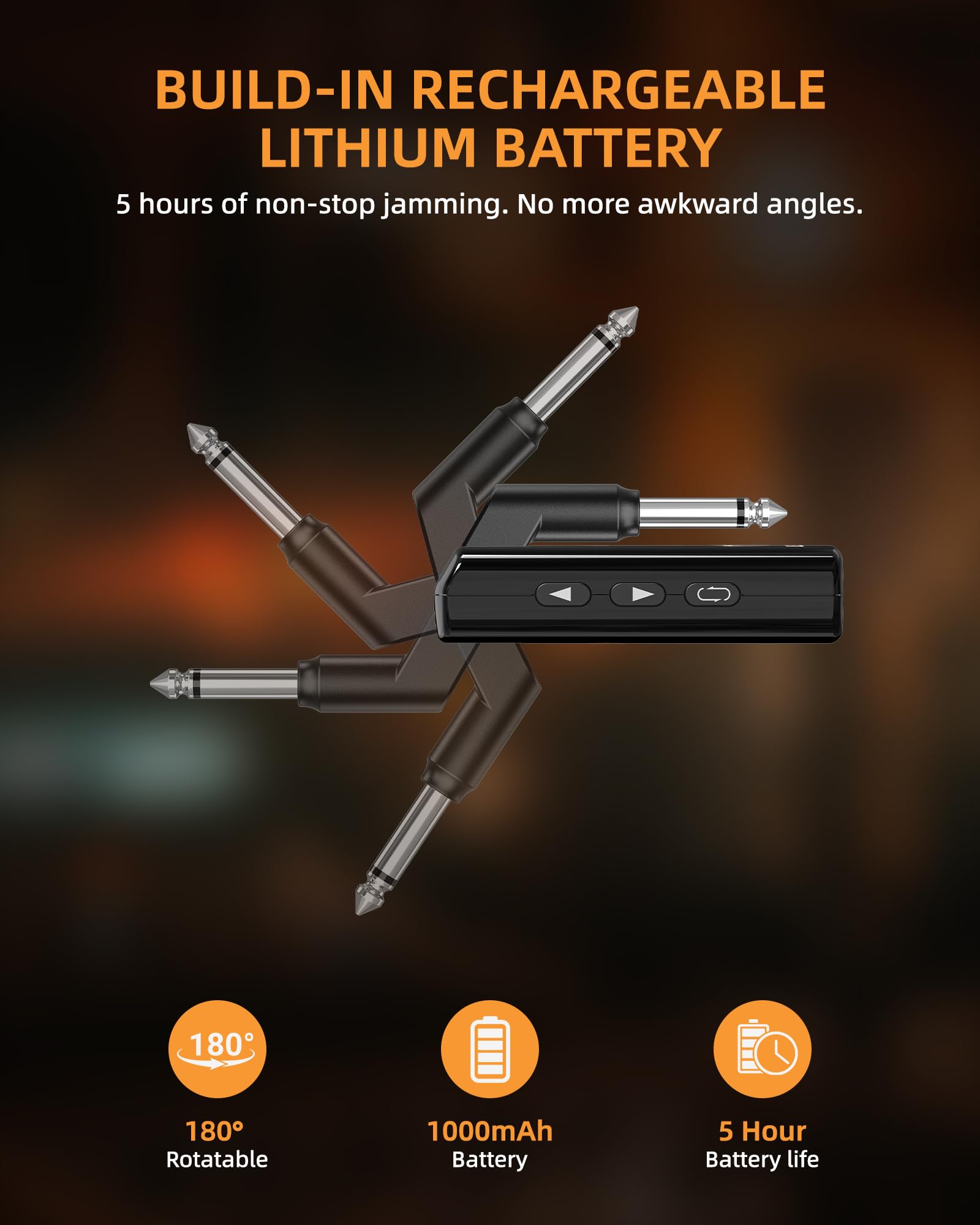 LEKATO Mini-Gitarren-Kopfhörerverstärker mit App, PA-5 | Multieffekte: 8 Module, 18 Verstärker, 20 IRs & IR-Ladefunktion. Drum-Machine, OTG-Aufnahme, Bluetooth-Streaming.