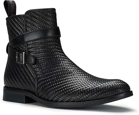 Amazon.com: Polar Fox Men's Engineer Boot | Motorcycle Style Ankle