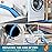 Sealegend 47-Pieces 40-Feet Dryer Vent Cleaner Kit, Dryer Cleaning Tools, Include Omnidirectional Blue Dryer Lint Vacuum Attachment, Dryer Vent Brush, Universal Vacuum & Dryer Adapters