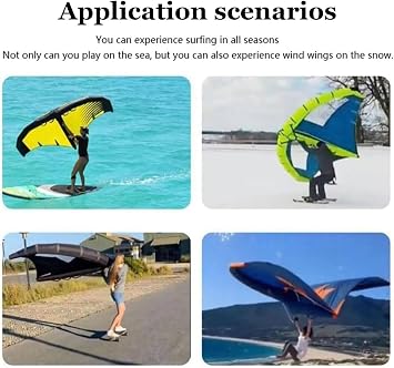 Windsurfing Board,Inflatable Foil Hydrofoil,Inflatable Wing Foil Kit (4m3/5m3/6m3) - Kitesurfing & Wind Surfing,3 Square Meters