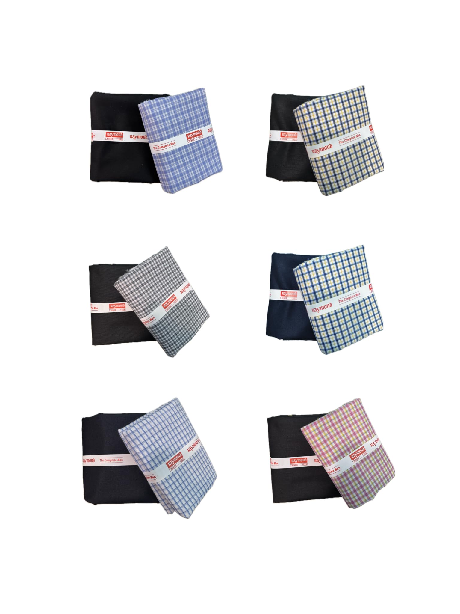 raymond fabrics Trouser-Shirt Fabric Combo Box (Multicolour, Unstitched, All Weather Fabric) (SET OF 6)-picture-34