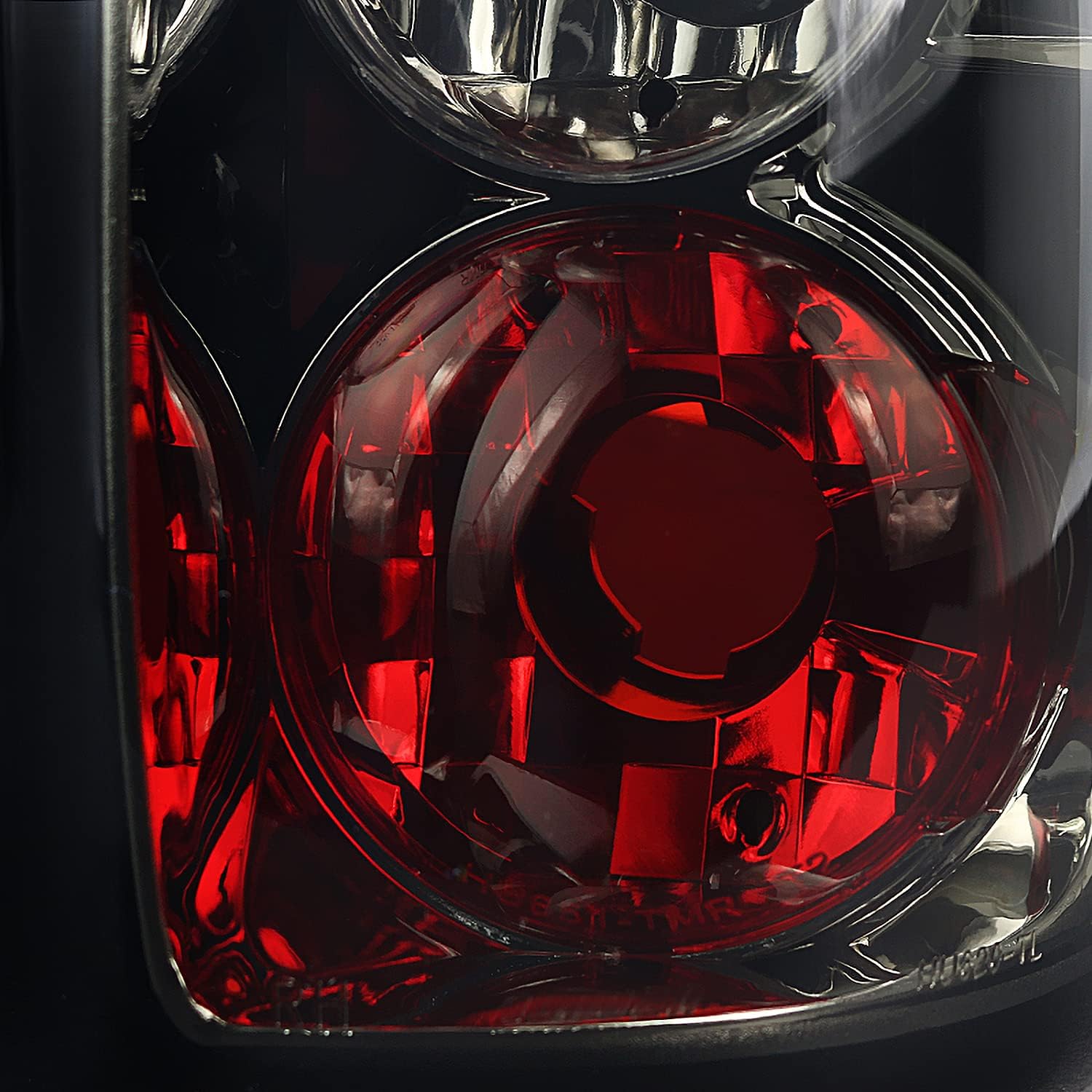 SPEC-D TUNING Smoke Lens Tail Lights Compatible with 1997-2004 Dodge Dakota, Left + Right Pair Assembly