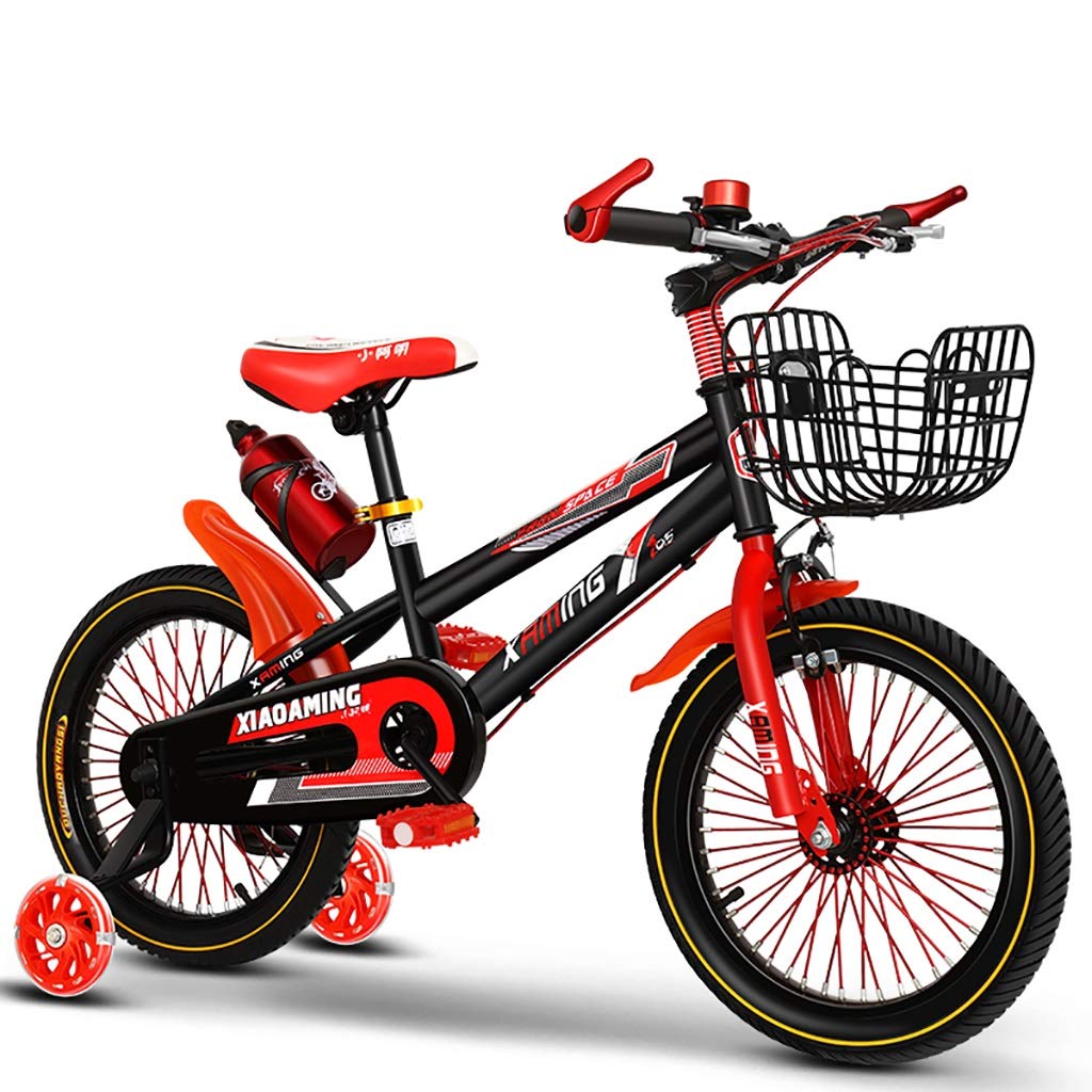 JGKids bike, boy’s girl’s kids children child bike bicycle 3 colours, 12”, 14”, 16”, 18”,20”with stabilisers, water bottle and holder