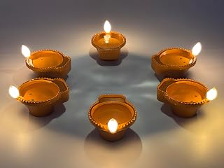 Set of 24, Tedtech Water Sensor Led Diyas Candle with Water Sensing Technology E-Diya, Warm Orange Ambient Lights, Battery... Price In India