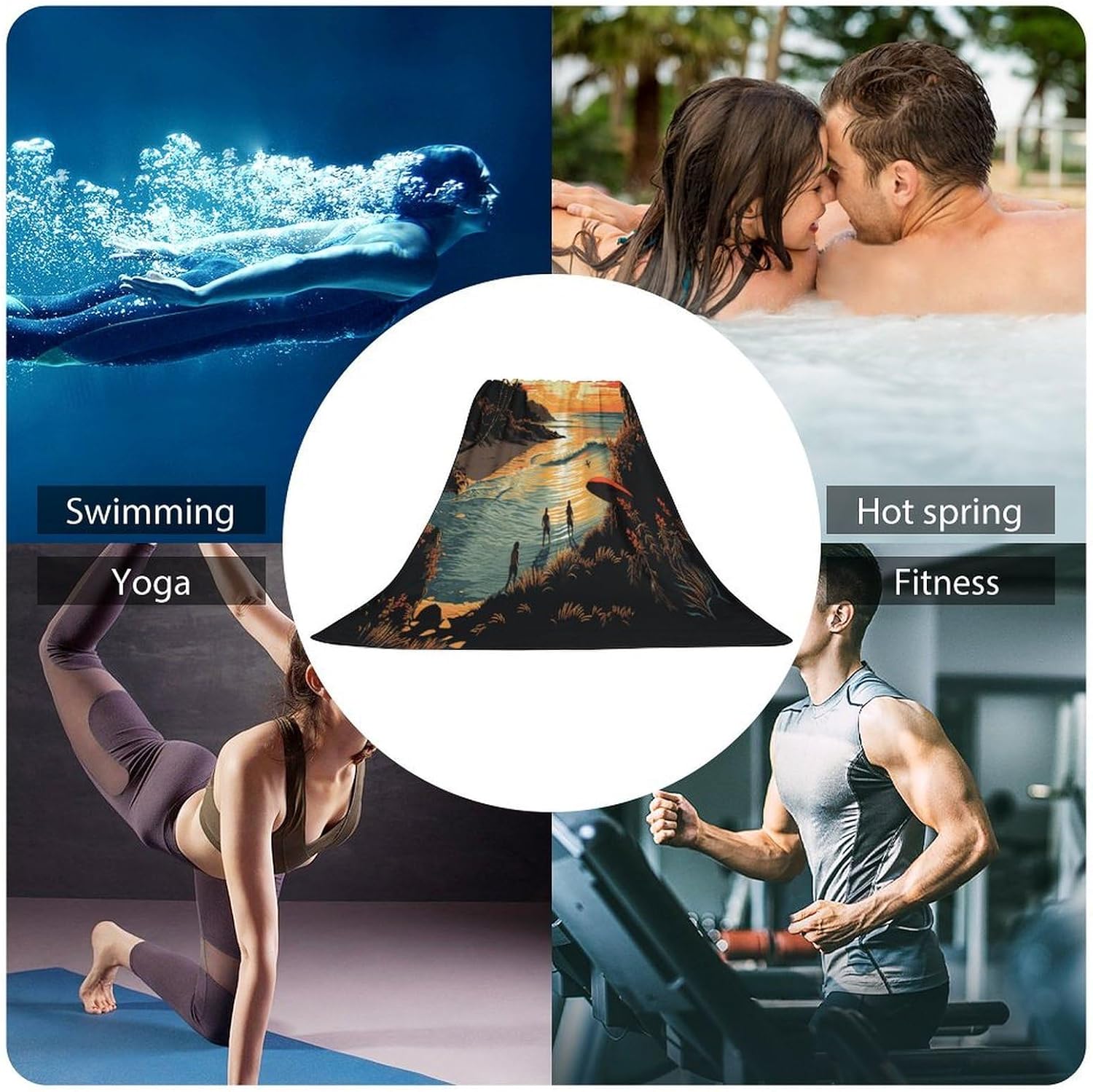 Original Poster for Endless Summer Towel Vacation Accessories Essentials Soft Lighterweight，Bath Towel for Adults Women Men，Bath Towels Gift for All Occasions, Machine Washable.