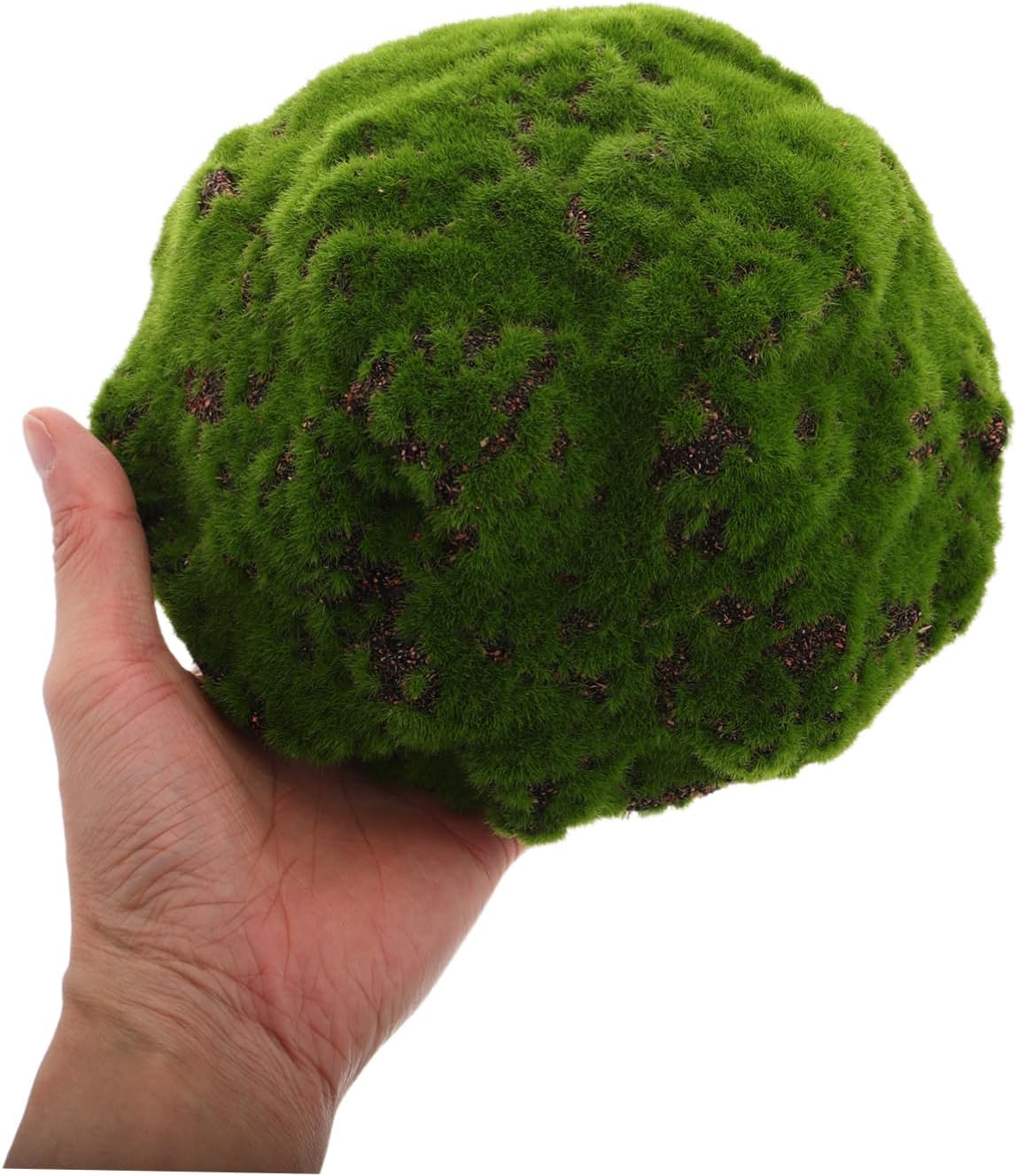 OSALADI Realistic Artificial Moss Spheres Decorative Faux Green Foam Balls for Floral Arrangements Versatile Decor for Weddings Events and Home Displays