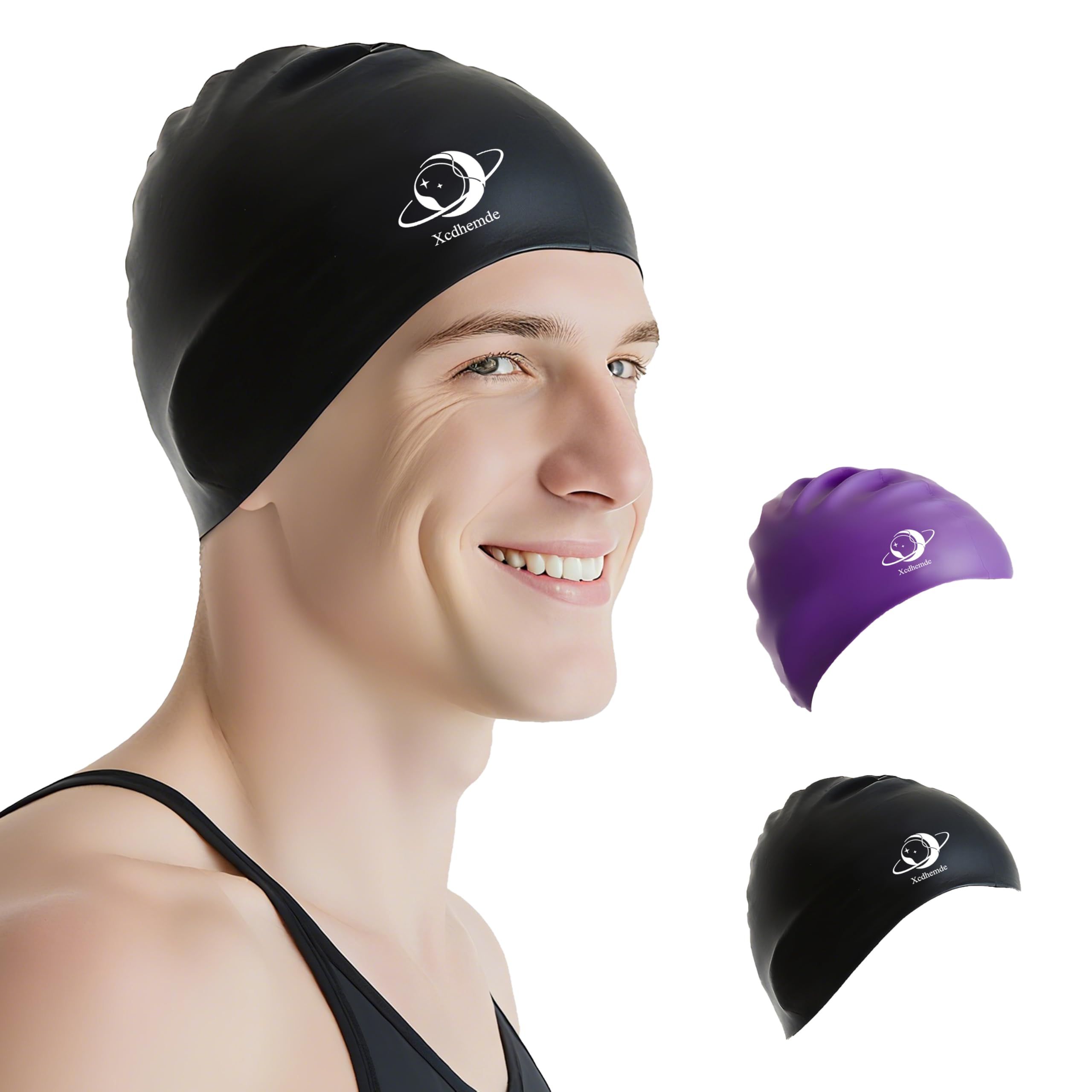 Gorro de Natación Unisex Elástico para Adultos
