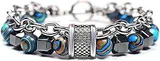 Fashion Frill Stylish Boys Bracelet Stainless Steel Beads Silver Chain Bracelet For Men Boys Mens Jewellery Bracelets Mens...