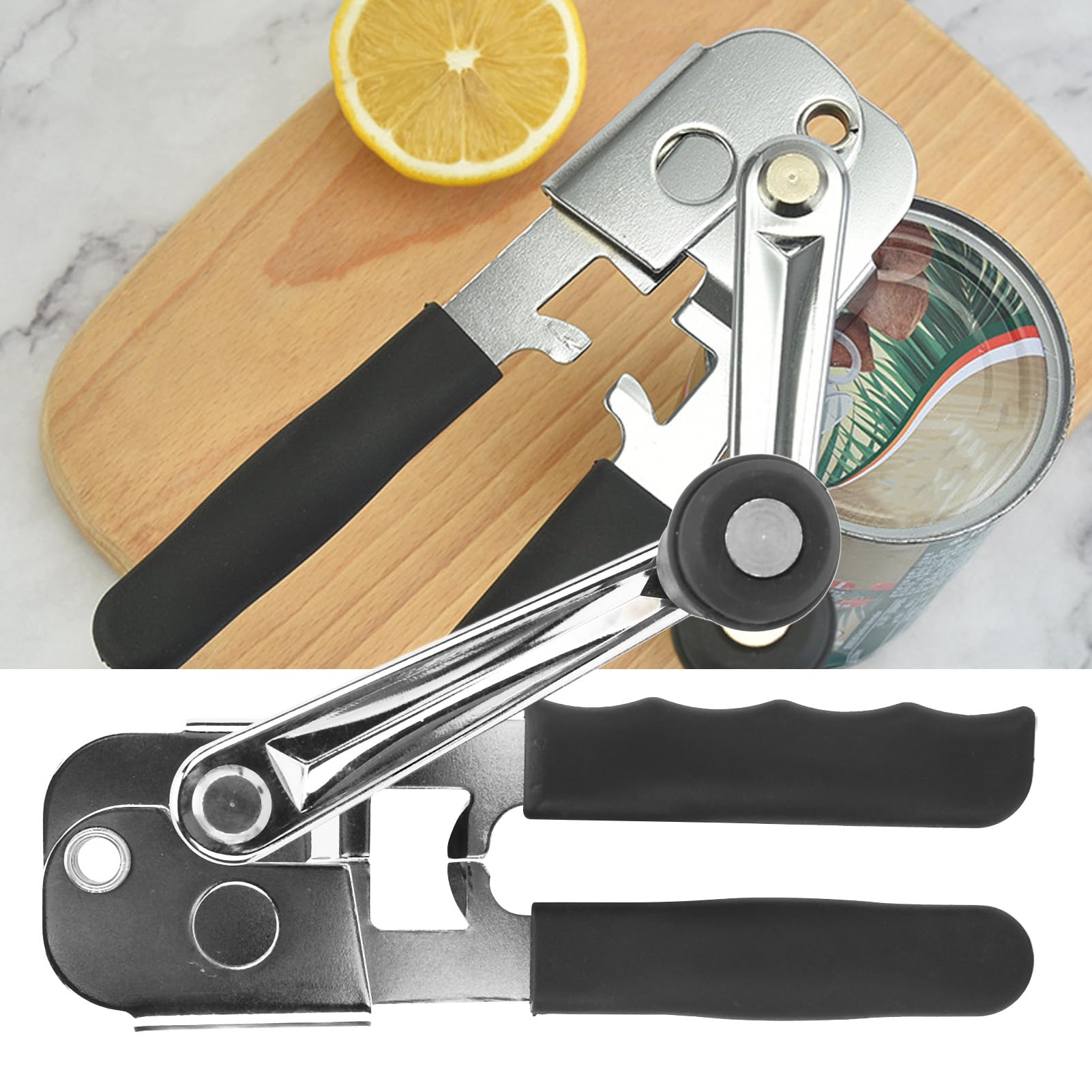 Ouvre Boîte Et Bouteilles 4 Ouvre-boîtes Manuels En Inox - Ouvre