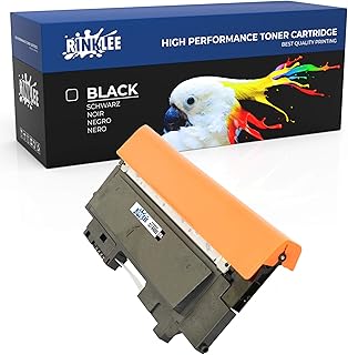 RINKLEE CLT-K406S Toner Cartridge Compatible with Samsung CLP-360 CLP-365 CLP-365W CLX-3305 CLX-3305FN CLX-3305W CLX-3305FW Xpress SL-C410W C460W C460FW C467W | High Yield 1500 Pages | BLACK