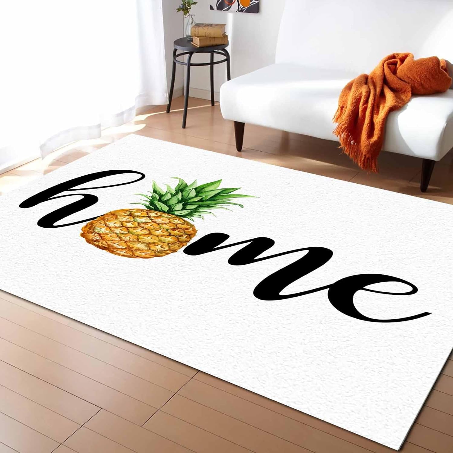 Pineapple Area Rug 2' x 3', Modern Outdoor Living Room