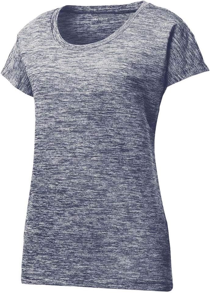 Women's Dri-Equip Electric Heather Moisture Wicking T-Shirts in XS-4XL