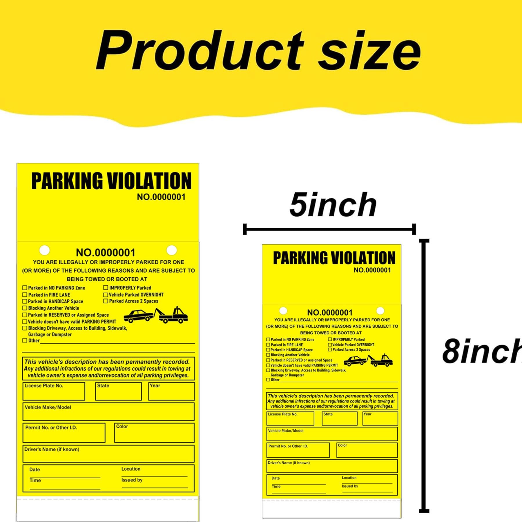 洋書  Is Where You Park It Amazon.com: Carbonless Perforated Numbered Parking Violation