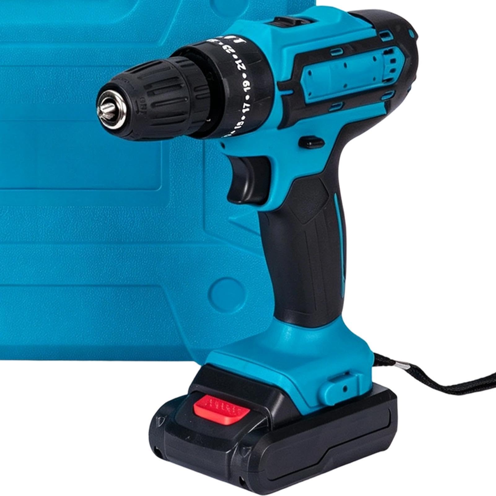 Taladros Eléctricos Herramienta Potente Con Batería De 21V, Motor Con | Taladro A Batería Sin Cable Para Armarios Puertas Armario Cocina Baño Hormigón Metal Madera Dura