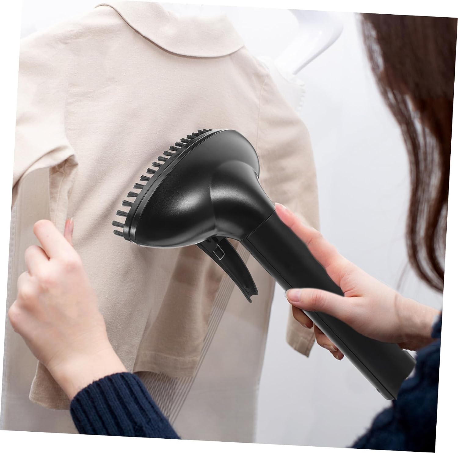 DECHOUS Ergonomic Stainless Steel Steam Nozzle Attachment for Garment Steamer Long Portable Ironing Head Replacement with Rapid Heating Technology Machine Ironing Nozzle for Clothes Steam