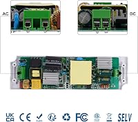 VARICART Ultra Vékony LED Transzformátor 12V 60W - Állandó Feszültségű Tápegység 230V AC - 12V DC 5A LED Szalagvilágításhoz IP44 Védelemmel 5
