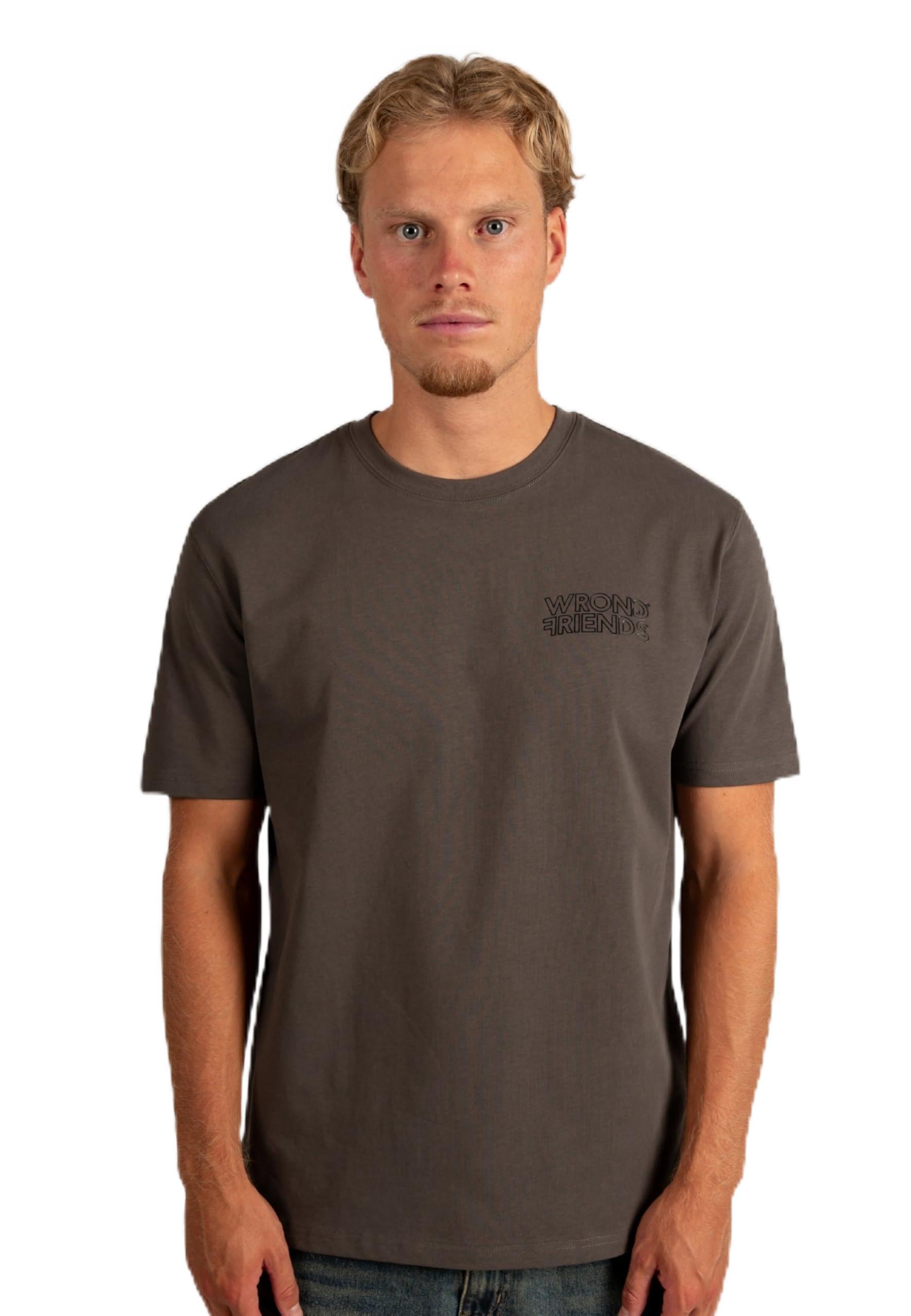 Wrong Friends Men's Walden T-Shirt, Grey, XL