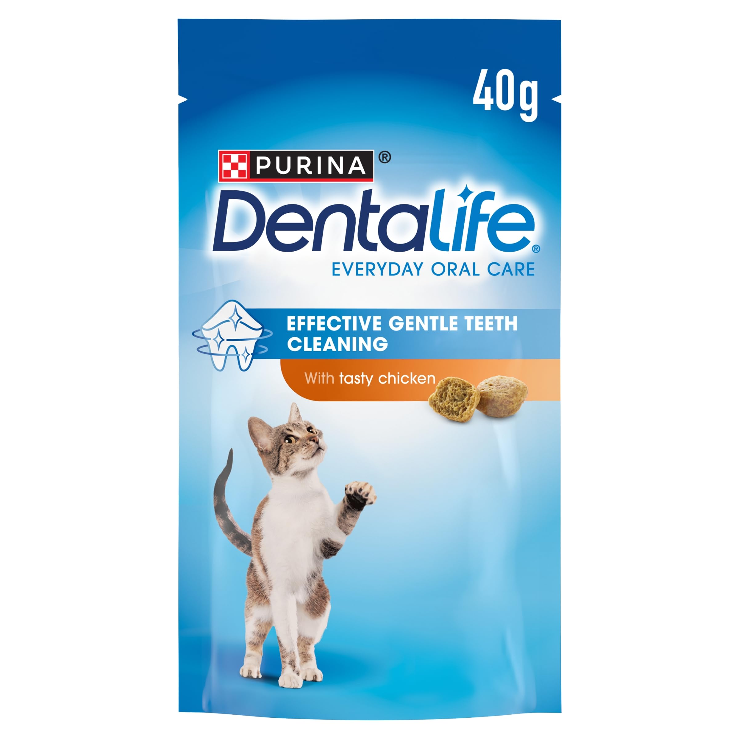Dentalife Cat Dental Treats Chicken 40g, Pack of 8