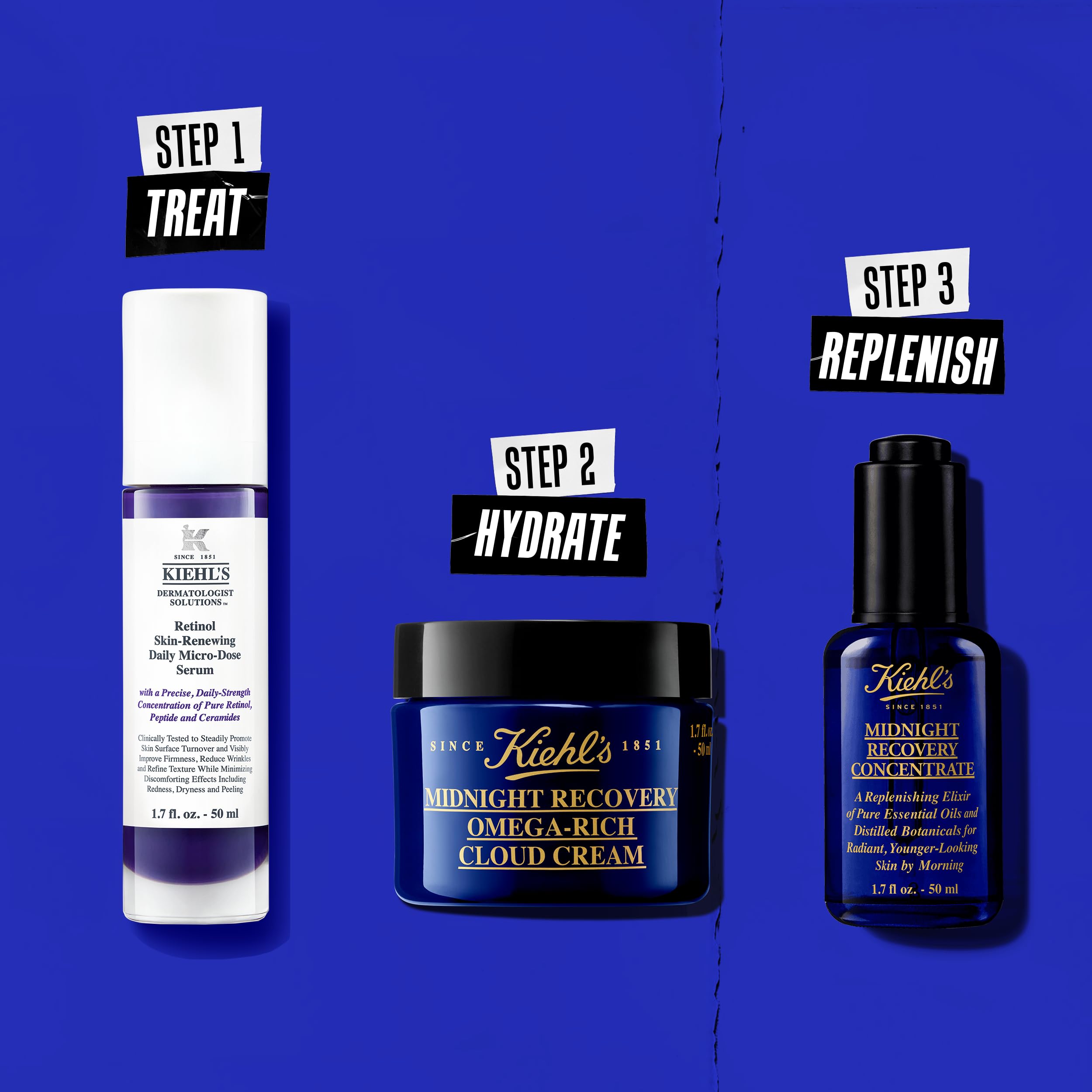 Kiehl's Midnight Recovery Cloud Cream Anti-Aging Face Moisturizer
