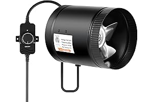 iPower Inline Duct Booster Exhaust Fan for Grow Tent
