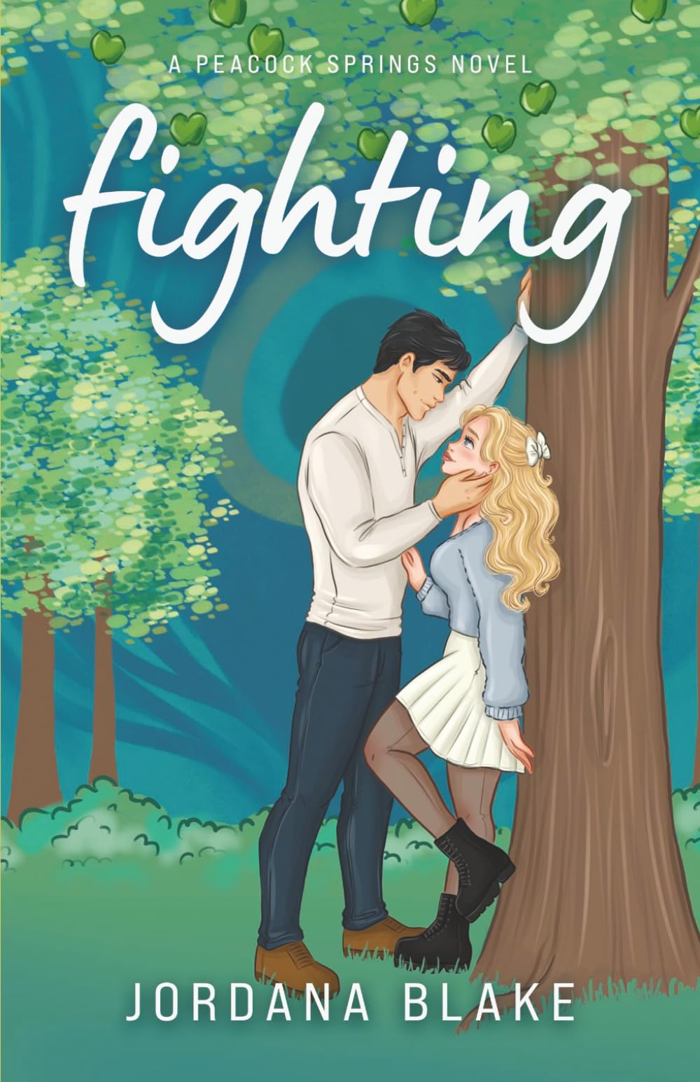 Fighting: A Best Friends Older Brother, Fake Dating, Dislike-to-Love, Small Town Romantic Traum-Com (Peacock Springs, New Jersey)