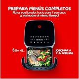 Moulinex Air Fryer, Extra Large Cooking Area, Large Basket, Up to 1 kg of French Fries, Compact Design, Extra-Crisp Technology, Port, Black, Easy Fry XL Surface, AL4018F0 - 10
